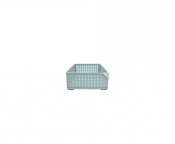 CANASTA RECTANGULAR CELESTE