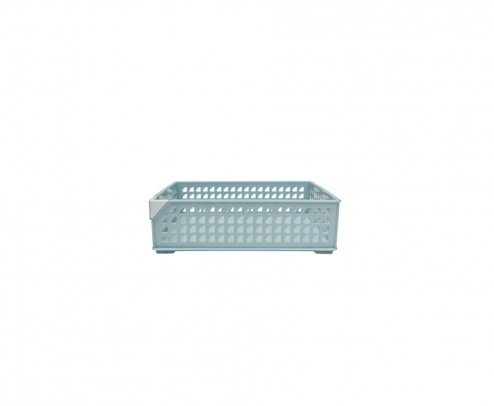 CANASTA RECTANGULAR CELESTE