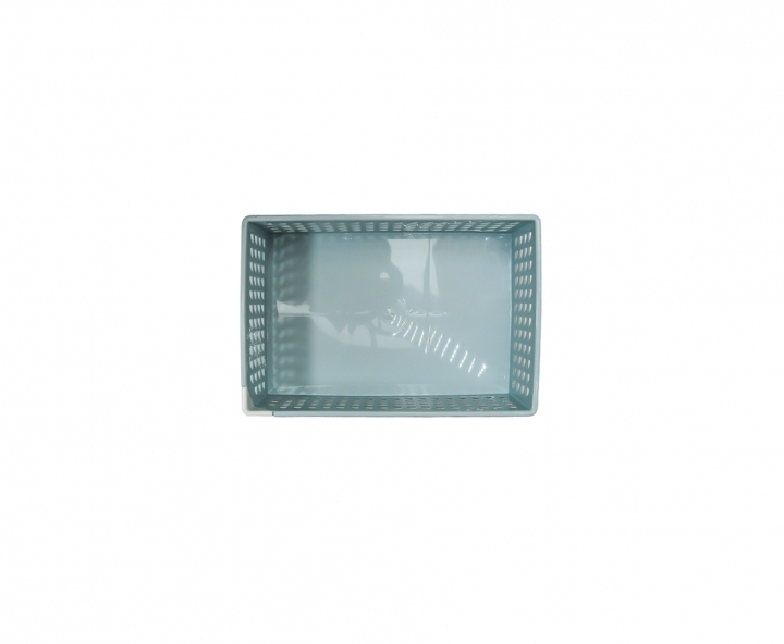 CANASTA RECTANGULAR CELESTE