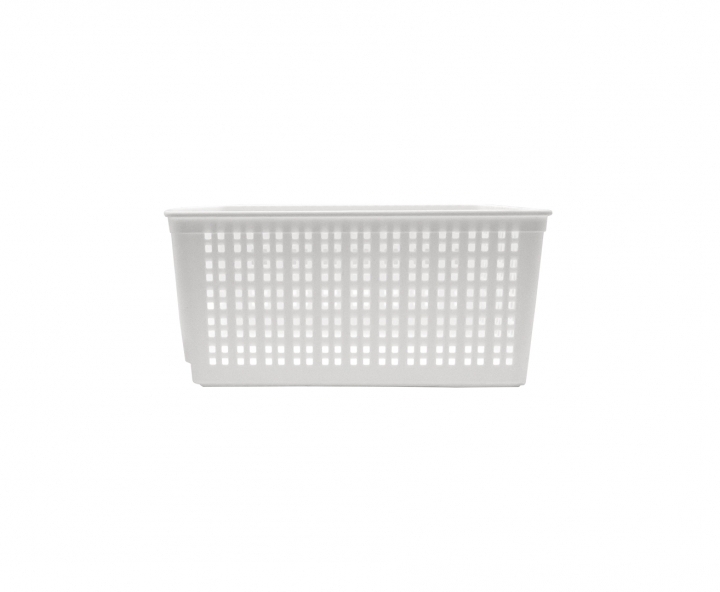 BANDEJA CUADRADA (20X25X11CM) BLANCO