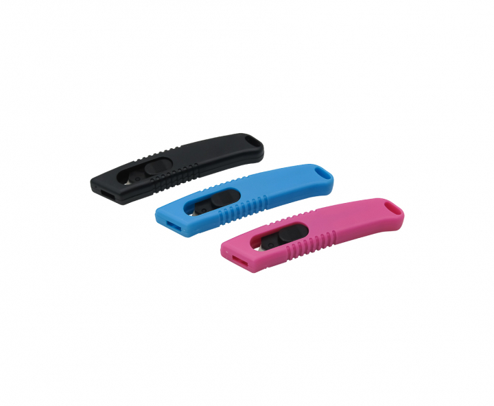 CUTTER RETRACTIL PARA ABRIR CAJA DE CARTON