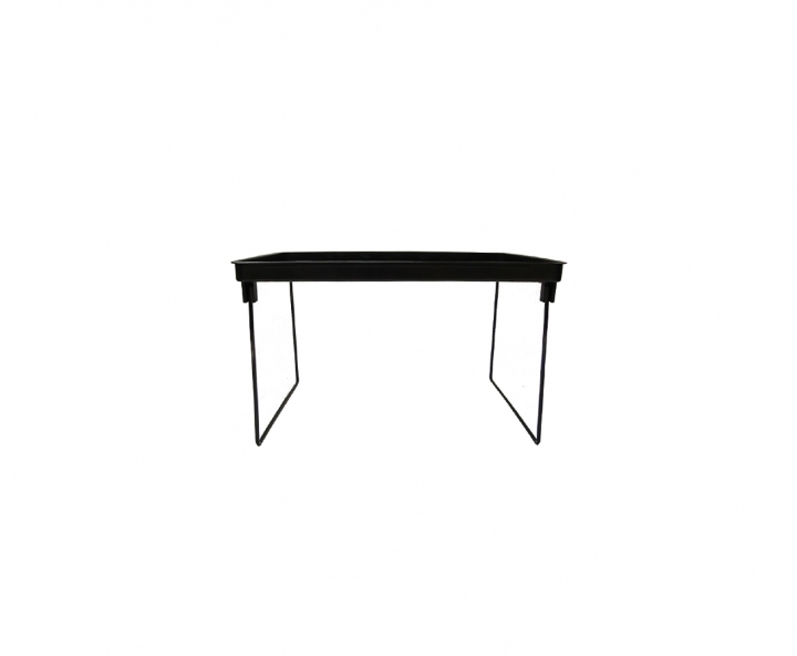 ESTANTE APILABLE DE COCINA (32X20X19CM) NEGRO