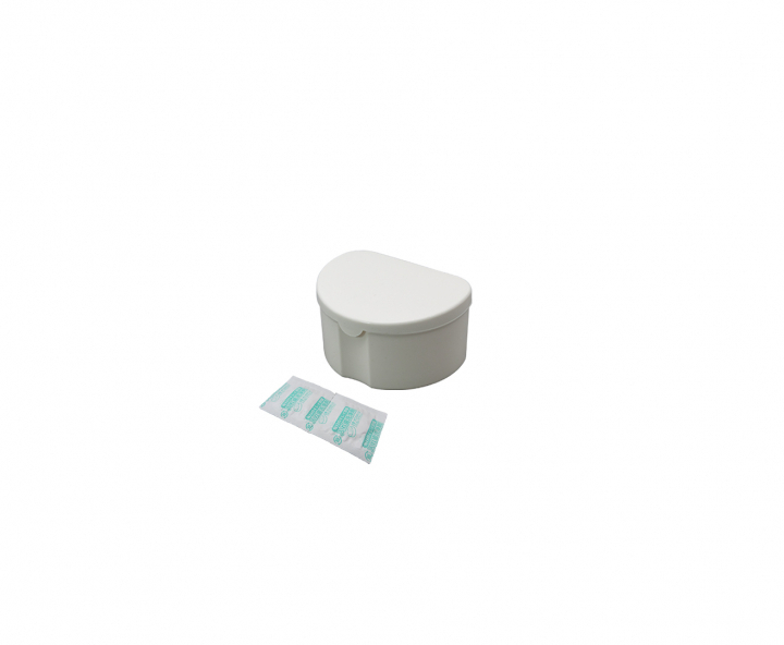POTE LIMPIADOR DENTADURA POSTIZA 2P