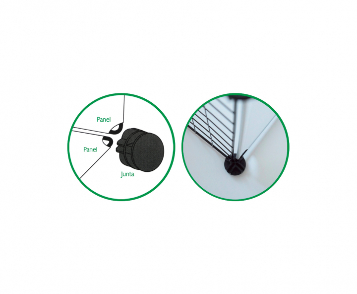 CONECTOR PARA REJILLA 4P (3.8X2.5CM)