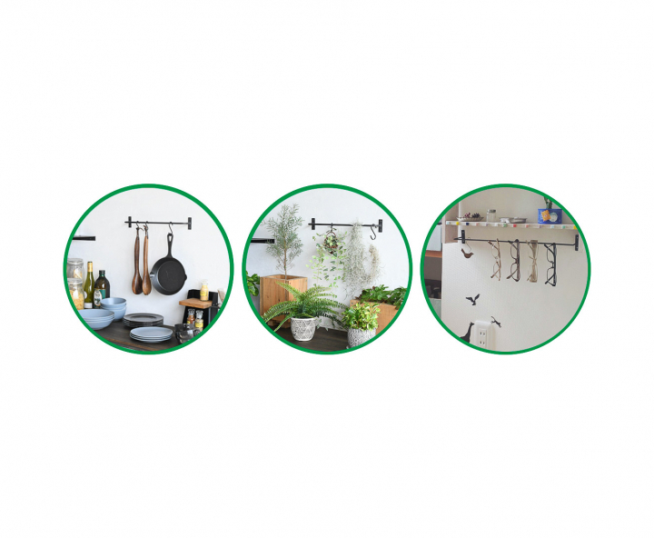 BARRA DE HIERRO PARA PARED 30 CM
