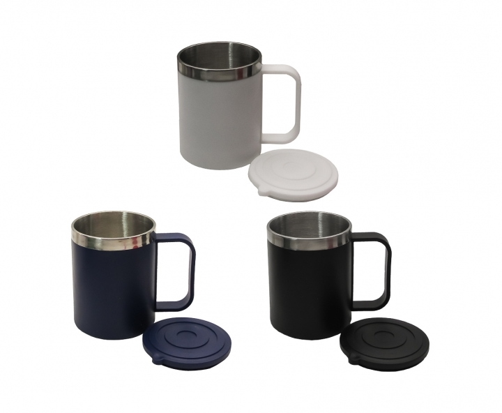 TAZA PLASTICA C/ TAPA