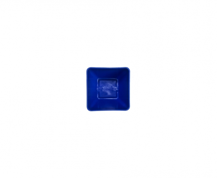 MACETA CUADRADO (8X8X8CM) AZUL