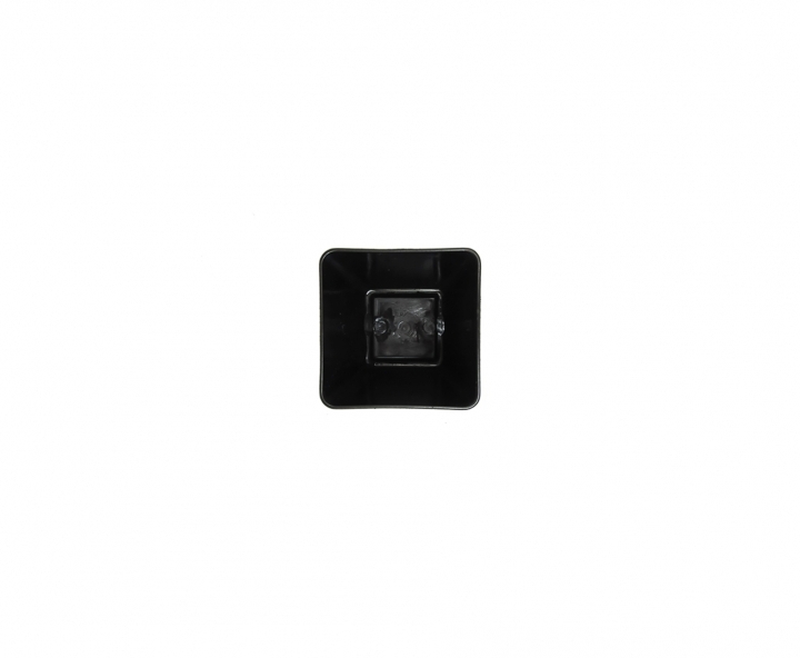 MACETA CUADRADO (8X8X8CM) NEGRO