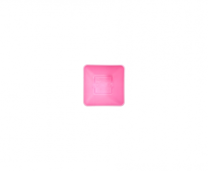 MACETA CUADRADO (8X8X8CM) ROSADO