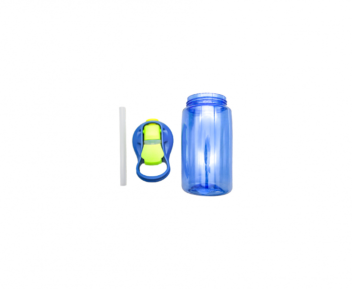 HOPPY PLASTICO (400ML) TRANSP./AZUL
