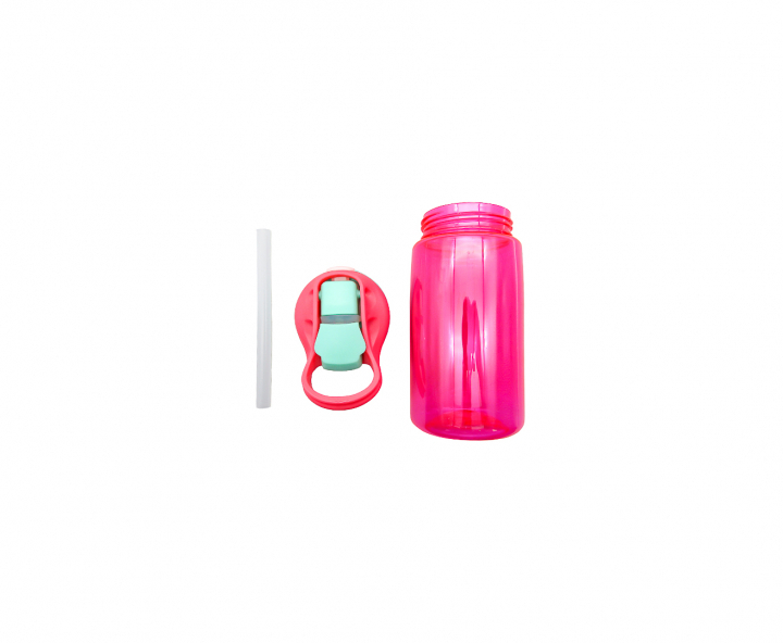 HOPPY PLASTICO (400ML) TRANSP./ROSADO