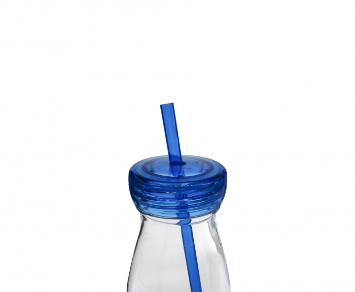 HOPPY PLASTICO TRANSP. (20X7) C/ TAPA AZUL