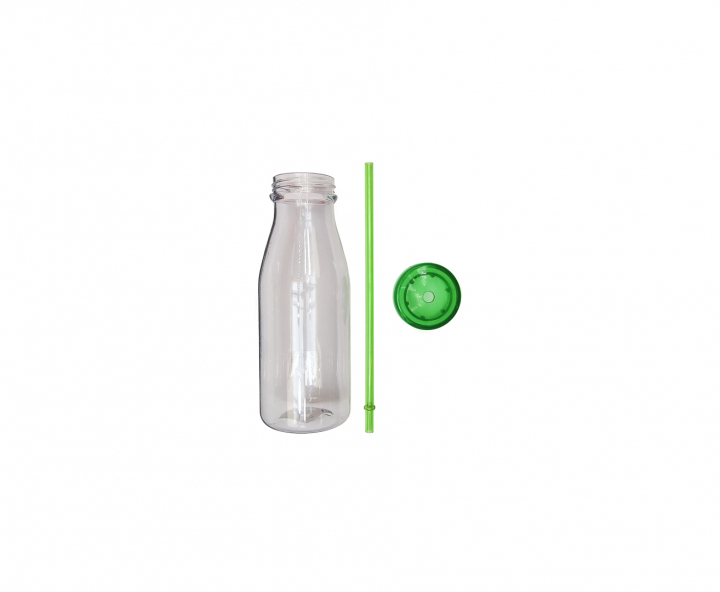 HOPPY PLASTICO TRANSP. (20X7) C/ TAPA VERDE