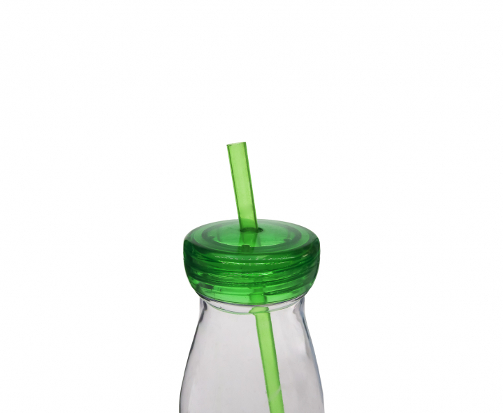 HOPPY PLASTICO TRANSP. (20X7) C/ TAPA VERDE