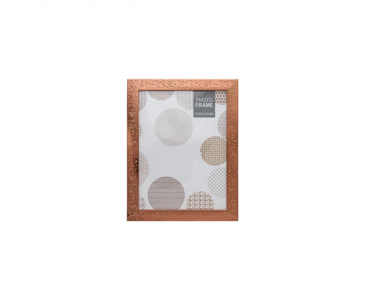 PORTA RETRATO RECTANGULO (17.5X22.5CM) ROSA DORADO