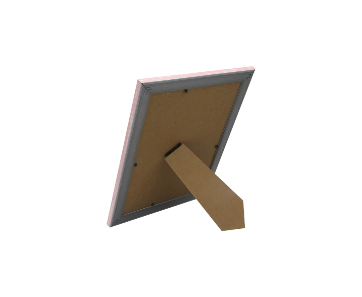 PORTA RETRATO RECTANGULO (18.5X23.5X1) DORADO/ROSADO