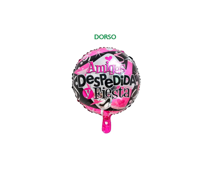 GLOBO CIRCULAR “DESPEDIDA DE SOLTERA” (45CM) PURPURA