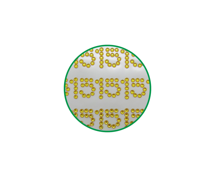 CALCOMANIA “15” DORADO