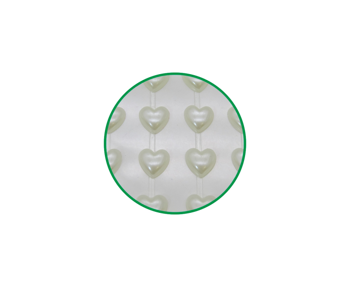 CALCOMANIA CORAZON CHAMPAGNE