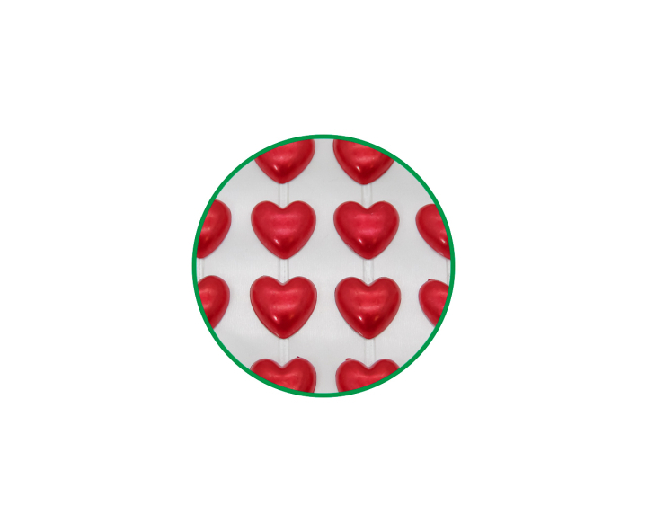 CALCOMANIA CORAZON ROJO