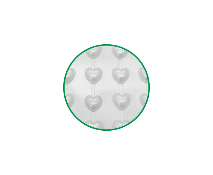 CALCOMANIA CORAZON BLANCO