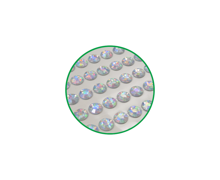 CALCOMANIA PIEDRAS CIRCULAR 8 LASER