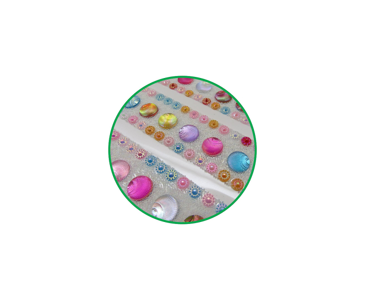 CALCOMANIA PIEDRAS 3P COLOR
