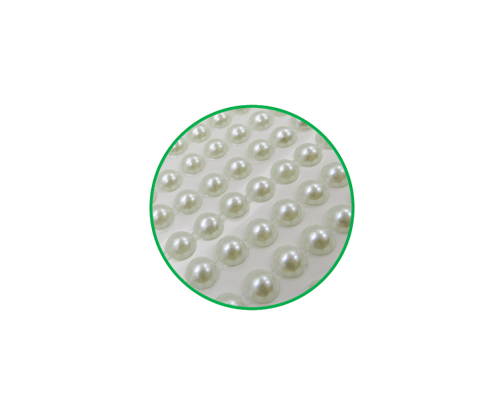 CALCOMANIA PERLAS 6 MARFIL