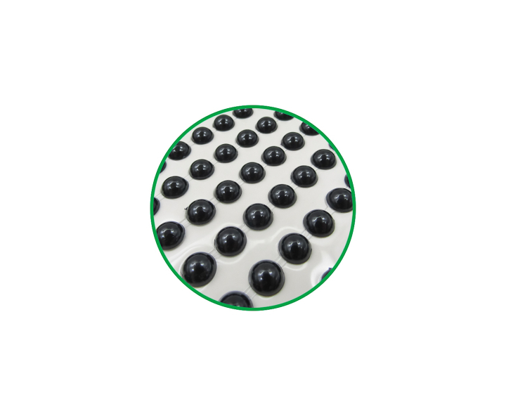 CALCOMANIA PERLAS 8 NEGRO