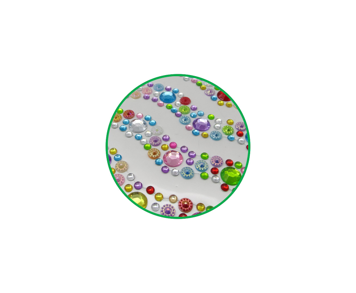 CALCOMANIA PIEDRAS 4P COLOR