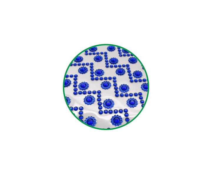 CALCOMANIA PIEDRAS 5P AZUL