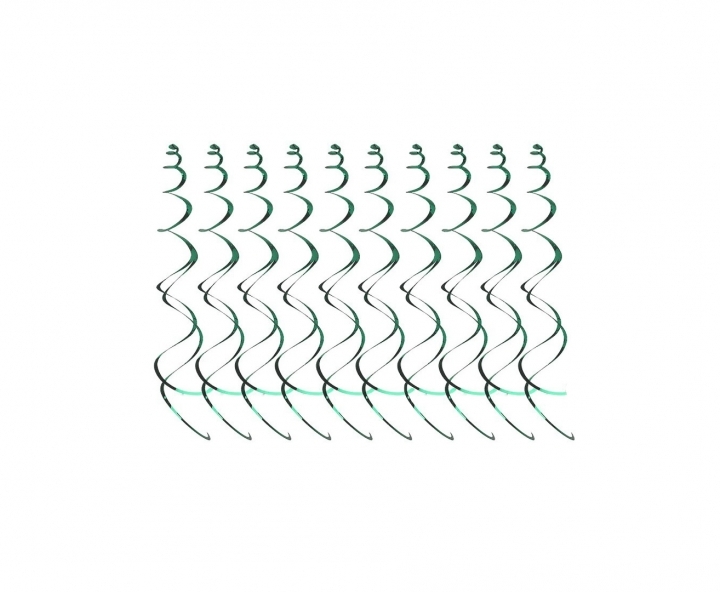 COLGANTE ESPIRAL METALIZADO 10P (14CM) VERDE