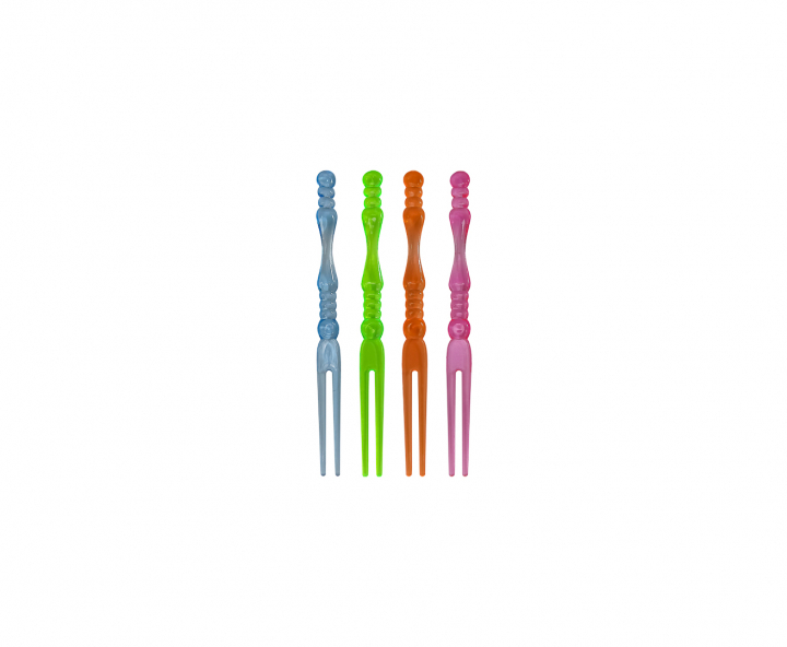 PALITO PLASTICO 40P COLOR TRANSP.