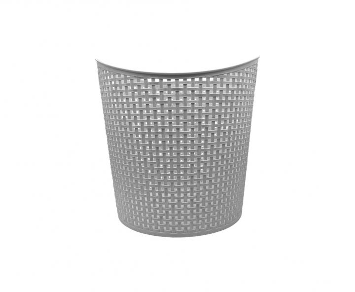 CANASTA PLASTICA (32X38) GRIS