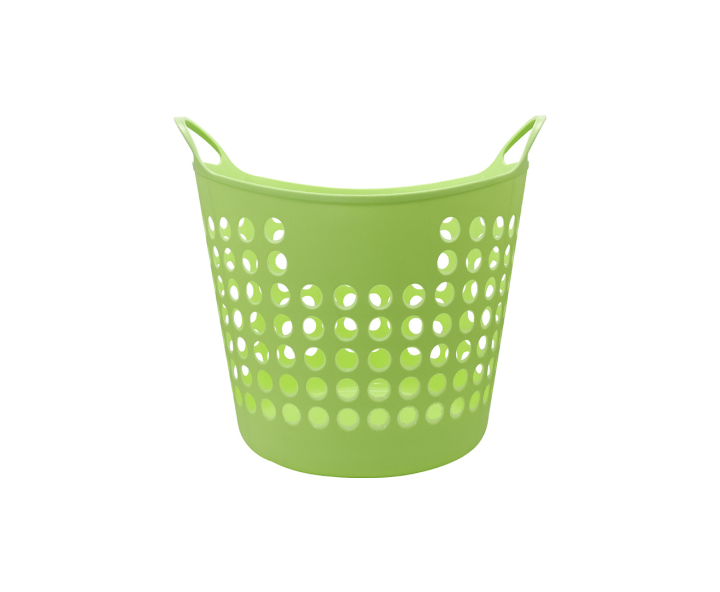 CESTO PLASTICO P/ ROPA (40X40) VERDE