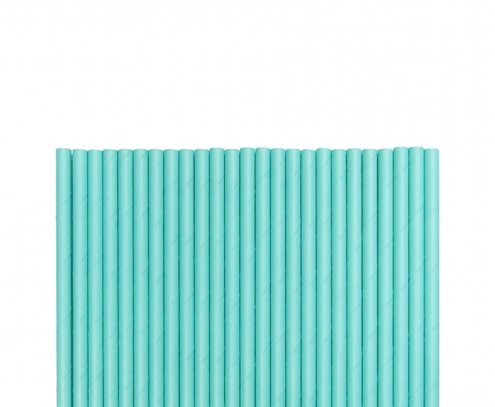 PAJITA DE PAPEL 25P (20CM) TIFFANY