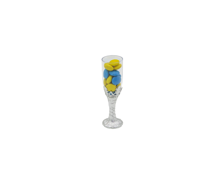 COPITA PLASTICO 10P (11X3) PLATEADO