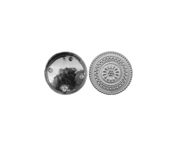 POTECITO REDONDO 10P (5X2) PLATEADO