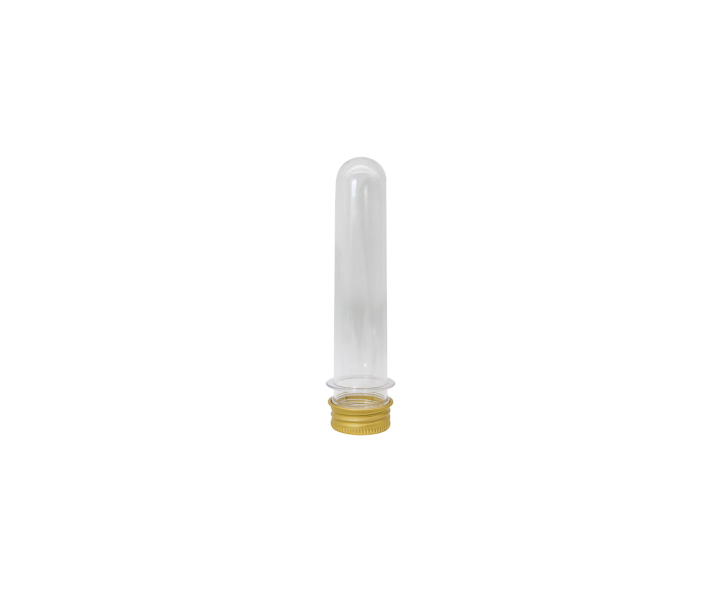 CARAMELERO TUBO 10P (12.5CM) TAPA DORADO