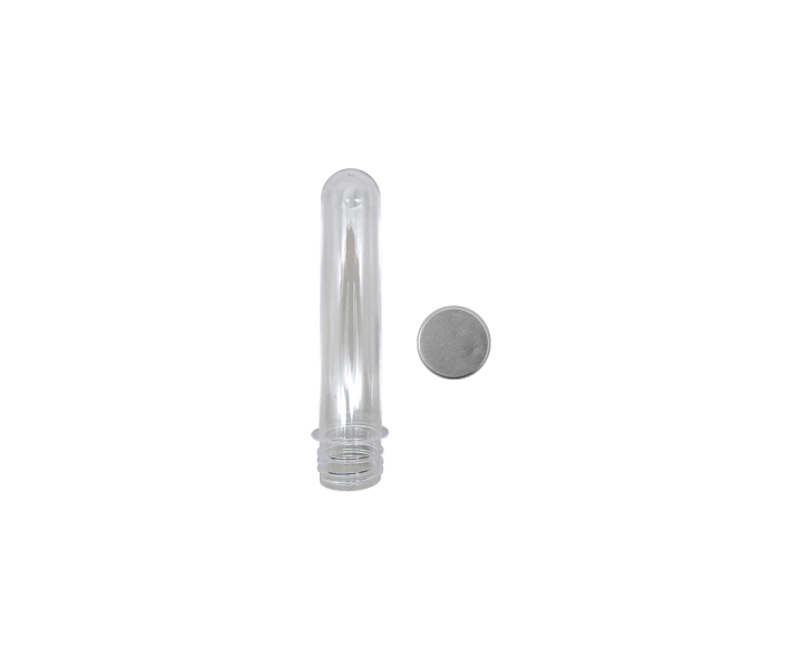 CARAMELERO TUBO 10P (12.5CM) TAPA PLATEADO