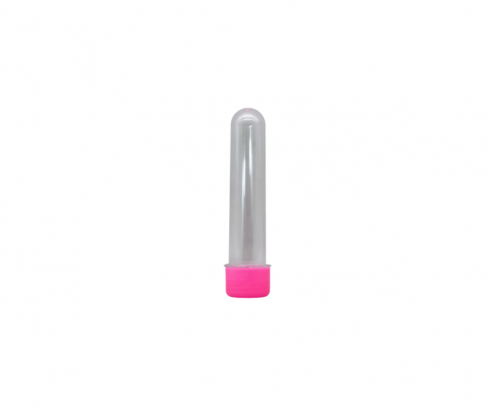 CARAMELERO TUBO 10P (12.5CM) TAPA FUCSIA