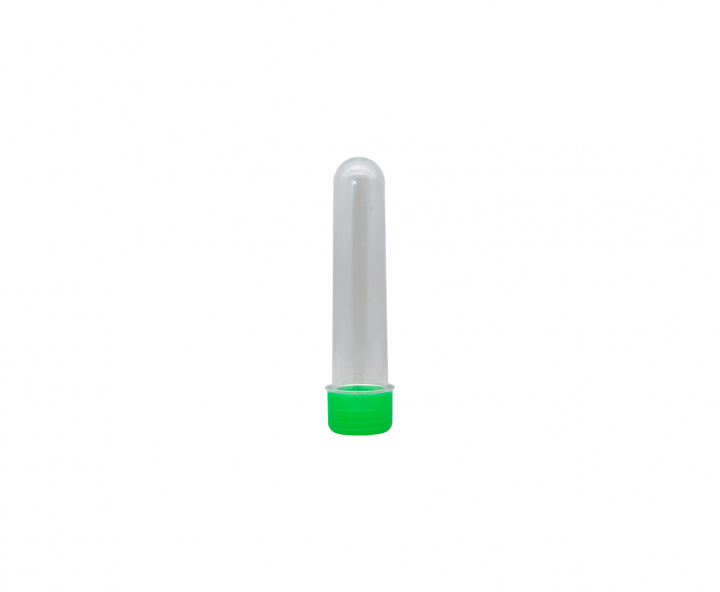 CARAMELERO TUBO 10P (12.5CM) TAPA VERDE LIMON