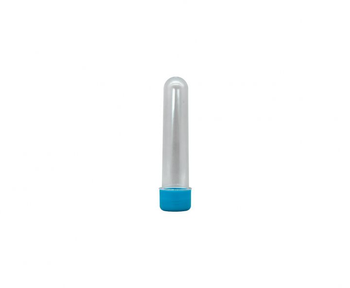 CARAMELERO TUBO 10P (12.5CM) TAPA CELESTE