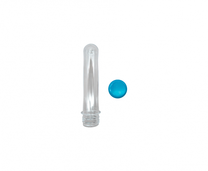 CARAMELERO TUBO 10P (12.5CM) TAPA CELESTE
