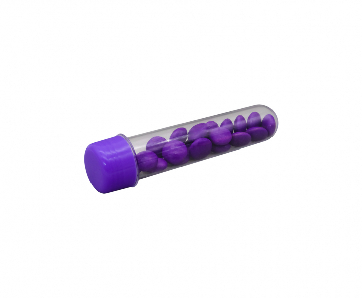 CARAMELERO TUBO 10P (12.5CM) TAPA PURPURA