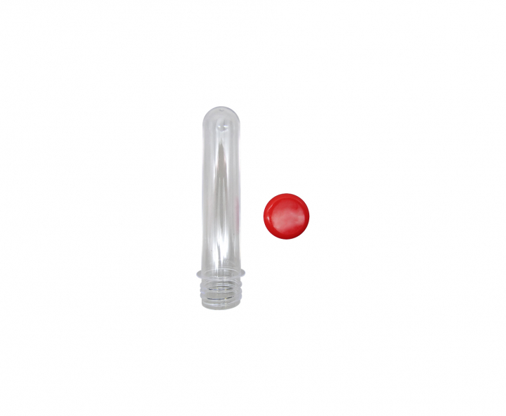 CARAMELERO TUBO 10P (12.5CM) TAPA ROJO