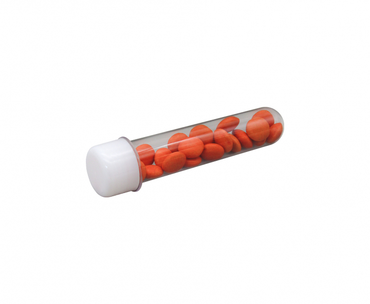 CARAMELERO TUBO 10P (12.5CM) TAPA BLANCO