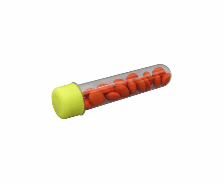 CARAMELERO TUBO 10P (12.5CM) TAPA AMARILLO