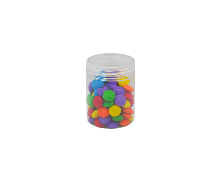 POTECITO PLASTICO 10P (7.5X5.5) TRANSP.