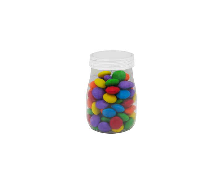 POTECITO PLASTICO 10P (8X5.5) TRANSP.